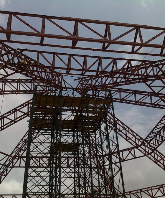 Structural Steelworks for the Winners Chapel – Living Faith Church at Abuja-Keffi Road, Completed
